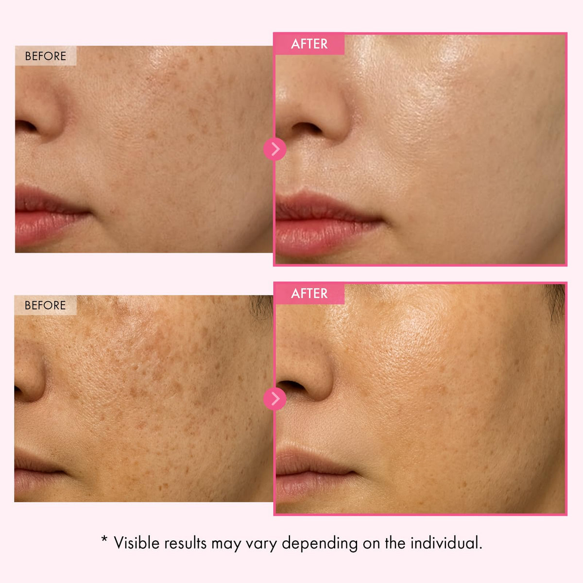 TOSOWOONG swatch on skin showing even absorption and immediate non-greasy feel