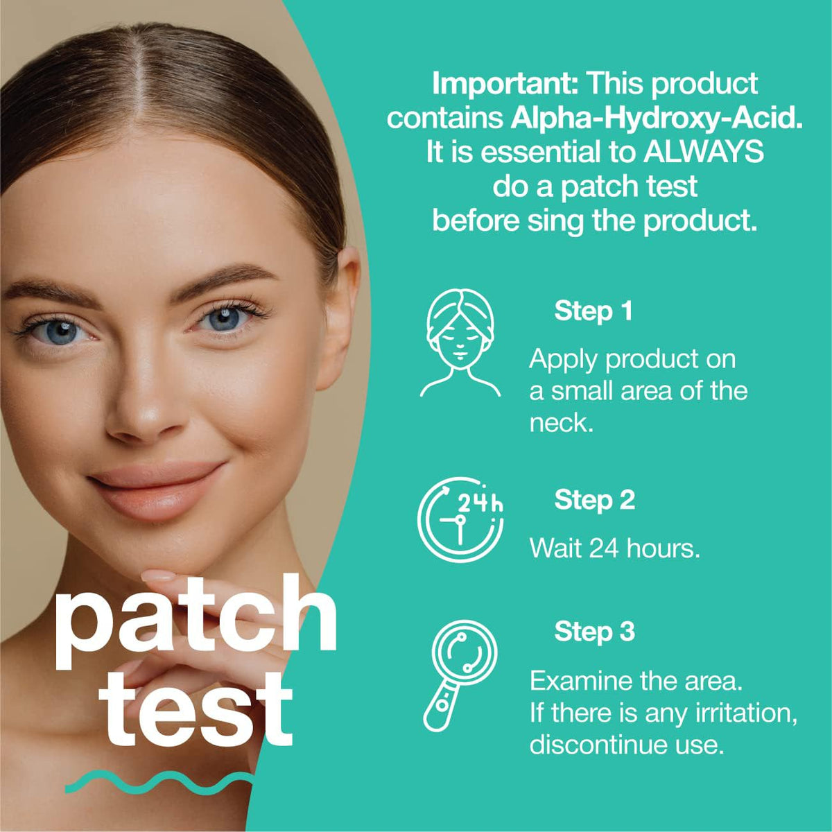 TOUCH applying lotion to arm showing smoother-looking skin benefit