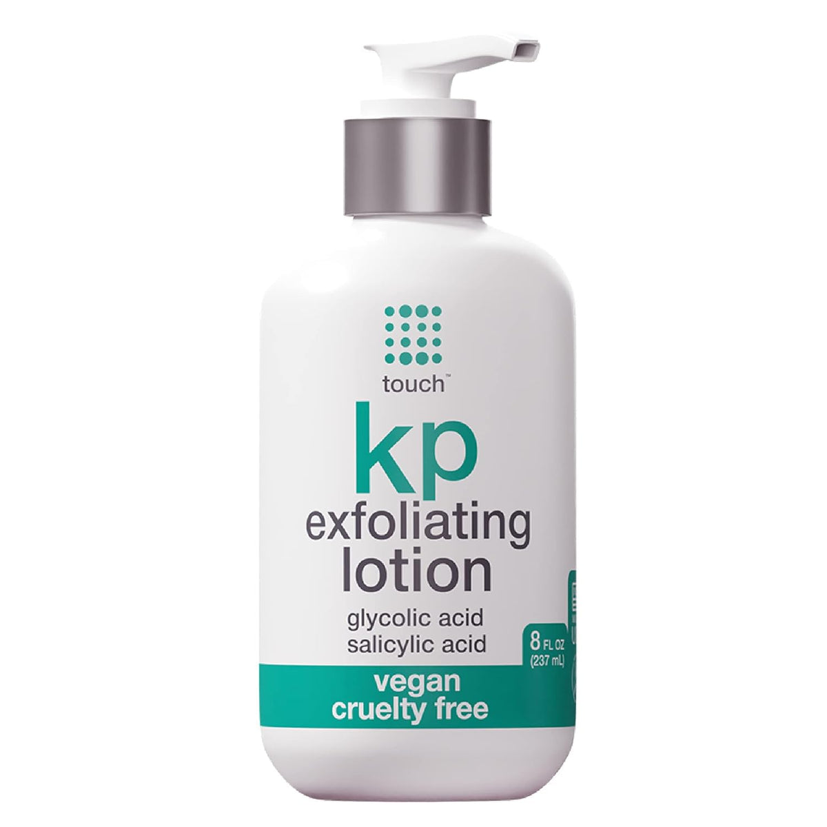 TOUCH front bottle view showing clean KP lotion packaging and volume