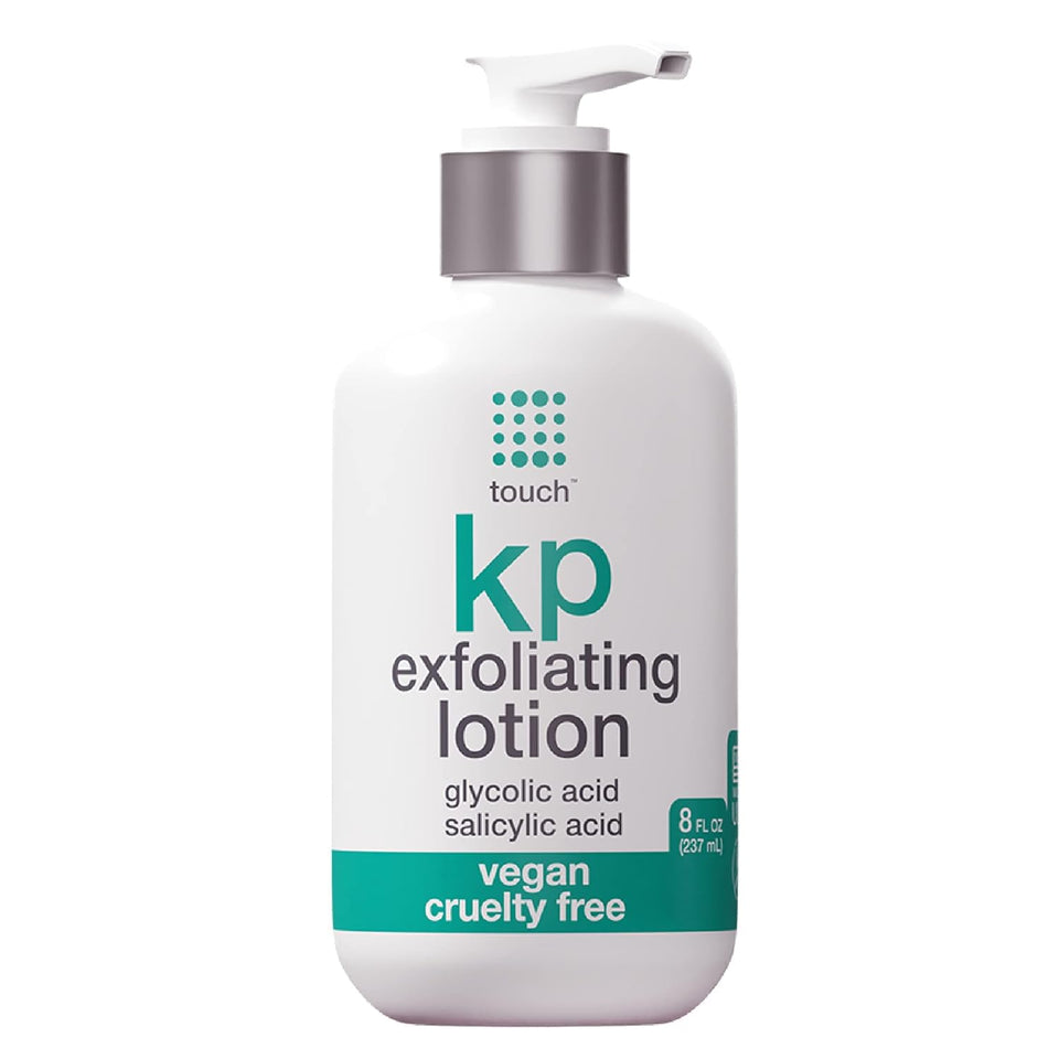 TOUCH front bottle view showing clean KP lotion packaging and volume