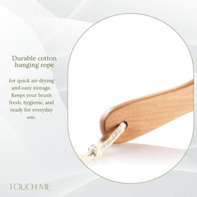 Touch Me brush reaching upper back to show full-body accessibility and comfort