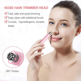 TOUCHBeauty dual blades edge shot showing stainless steel sharpness retention