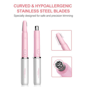 TOUCHBeauty nose trimmer head detail for safe comfortable nasal hair removal