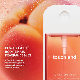Touchland capless mist spraying micro-fine droplets for quick refresh