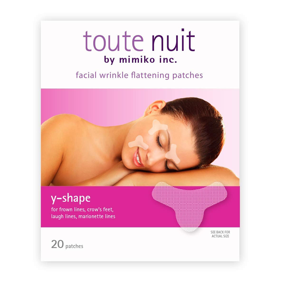 Toute Nuit close-up of patch texture highlighting gentle, breathable material