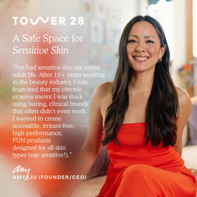 Tower 28 used post-workout to refresh skin and reduce visible redness