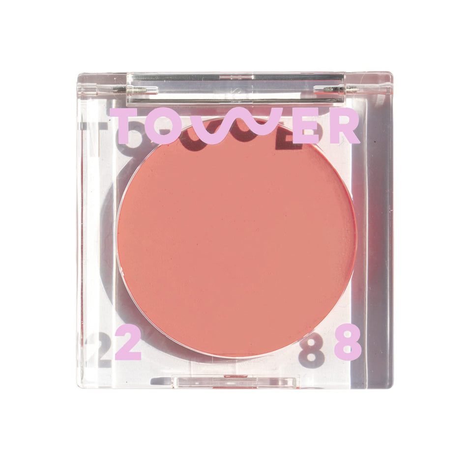 Tower 28 front packaging showing Magic Hour shade and compact design benefit: easy travel