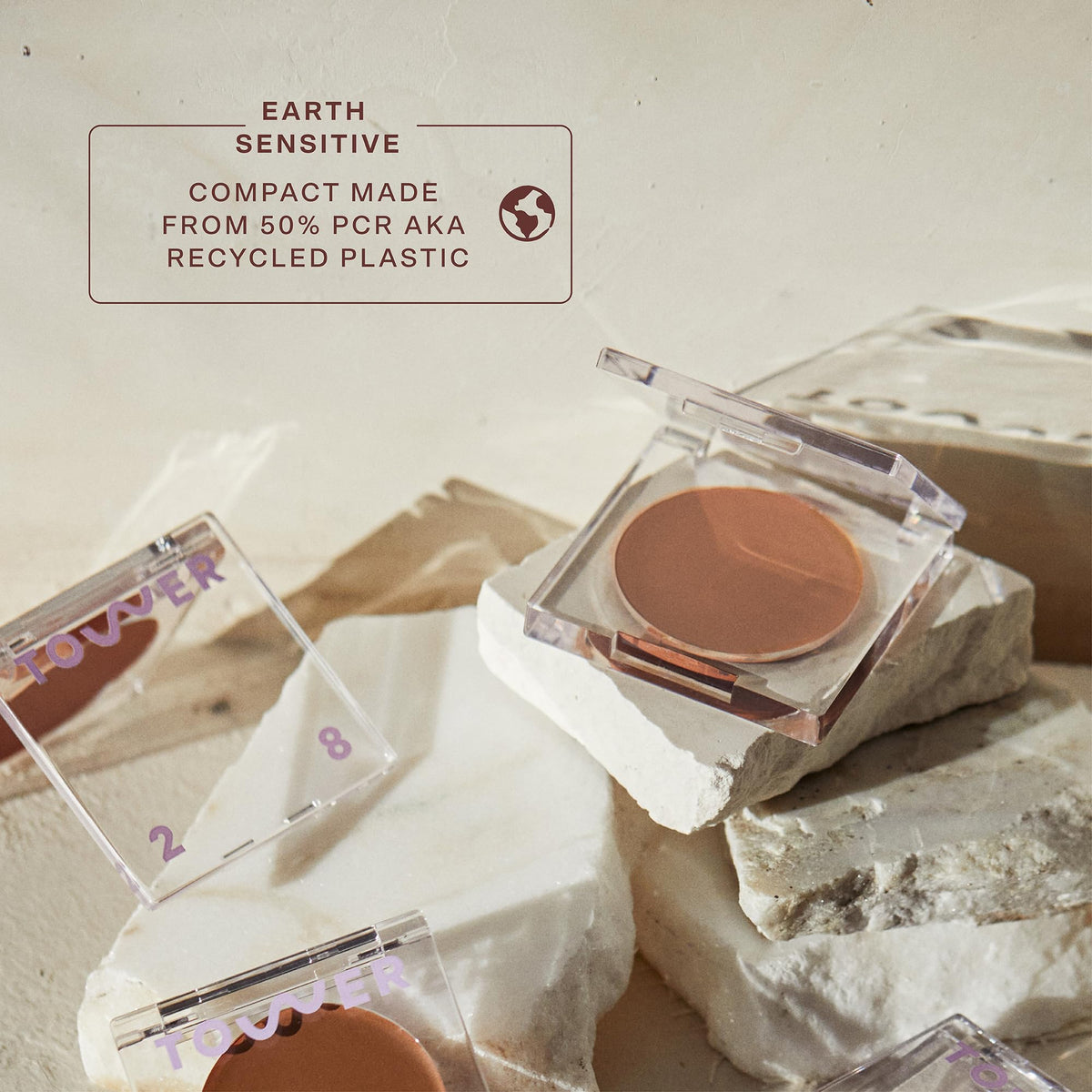 Tower 28 cheek before and after application showing subtle sculpting benefit