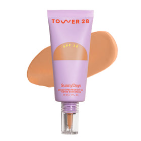 Tower 28 SunnyDays front packaging showing shade and SPF benefit