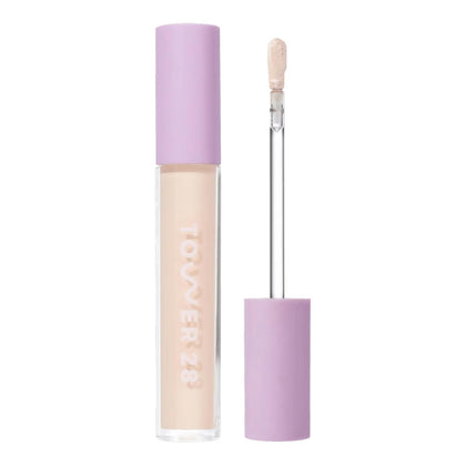 Tower 28 front packaging showing tube and branding, highlights lightweight coverage