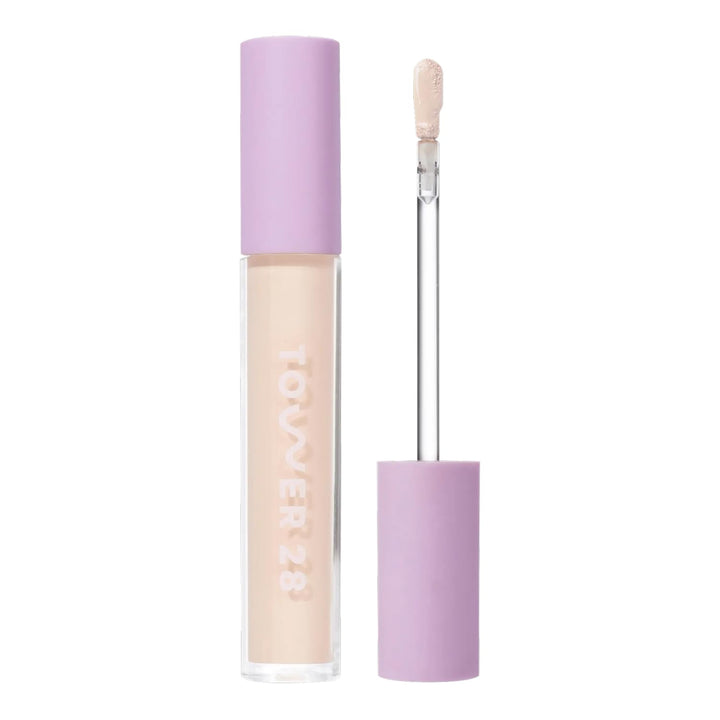 Tower 28 front packaging showing tube and branding, highlights lightweight coverage