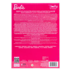 Townley Girl Barbie lifestyle party setting with friends using the palette for group makeovers