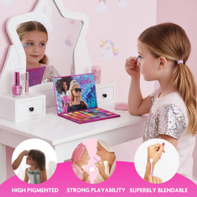 Townley Girl Barbie packaging label detail focused on ingredients and age recommendation for reassurance