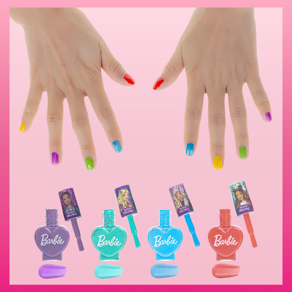 Townley Girl peelable polish texture close-up showing easy removal