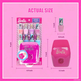 Townley Girl Barbie size comparison with a child’s hand for scale