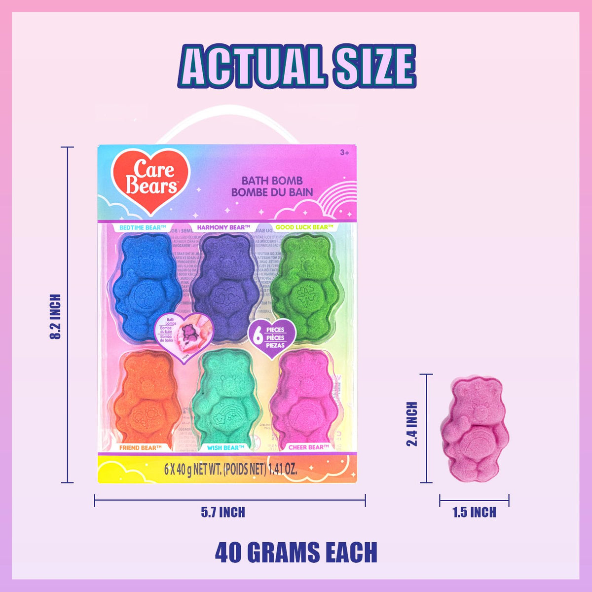 Townley Girl colored bath water showing bright hues and playful effect