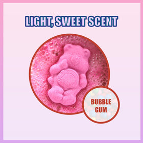 Townley Girl bath bomb fizzing in tub demonstrating bubbly sensory play