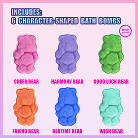 Townley Girl close-up of one molded Care Bears bath bomb showcasing detail