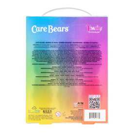Townley Girl child-friendly bathtub scene with Care Bears bath bombs in use