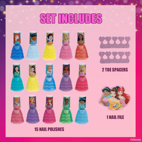 Townley Girl array of 15 colorful bottles displayed to show shade variety and play options