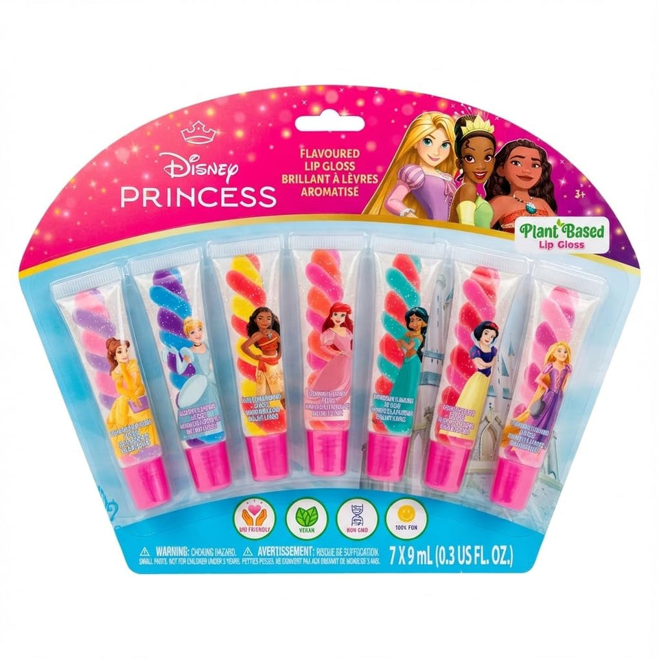 Townley Girl front packaging showing seven glosses and Disney Princess branding, great gift-ready presentation