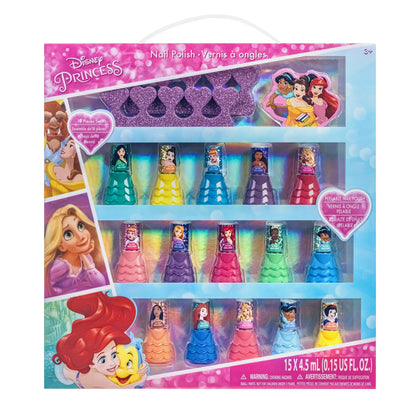 Townley Girl front packaging showing Disney Princess designs and set contents for gifting