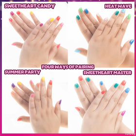 Townley Girl swatches displaying opaque shades for bright, even color coverage