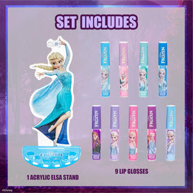 Townley Girl nine glosses arranged top view showing color range for play
