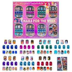 Townley Girl front packaging showing colorful kids press-on nails and characters, playful gift-ready