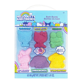 Townley Girl front packaging showing six bubblegum-scented character bath bombs