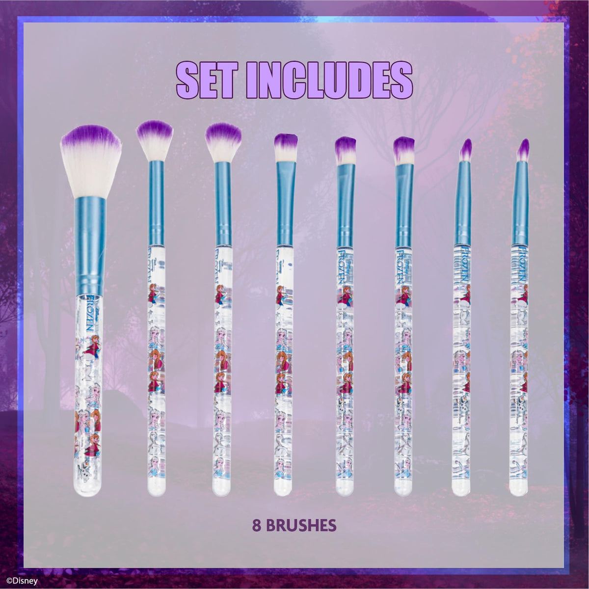Townley Girl close-up of soft synthetic bristles demonstrating gentle feel