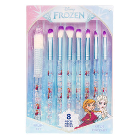 Townley Girl front view of Frozen brush set and zip pouch showcasing characters