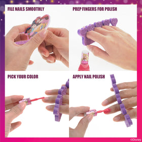 Townley Girl polish glitter texture close-up highlighting sparkly finish and child-safe formula