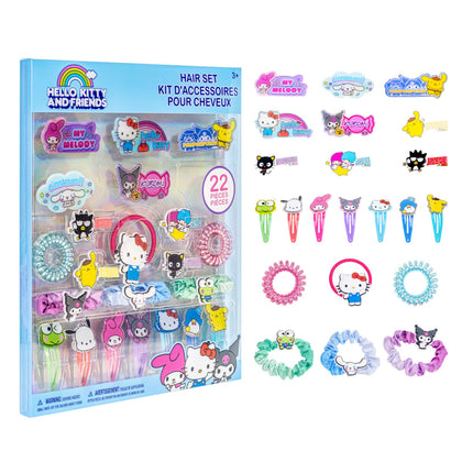 Townley Girl front packaging showing full Hello Kitty and friends set for gifting