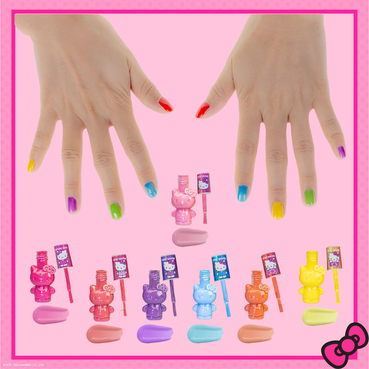 Townley Girl polish on child nails illustrating neat application and child-friendly finish