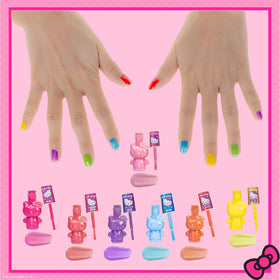 Townley Girl polish on child nails illustrating neat application and child-friendly finish
