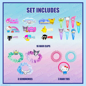 Townley Girl satin scrunchies close-up showing soft fabric and gentle hold