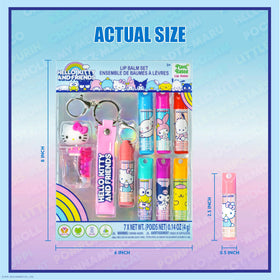 Townley Girl size comparison with hand illustrating compact tubes and travel convenience
