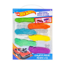 Townley Girl front packaging showing Hot Wheels bath bomb set benefits