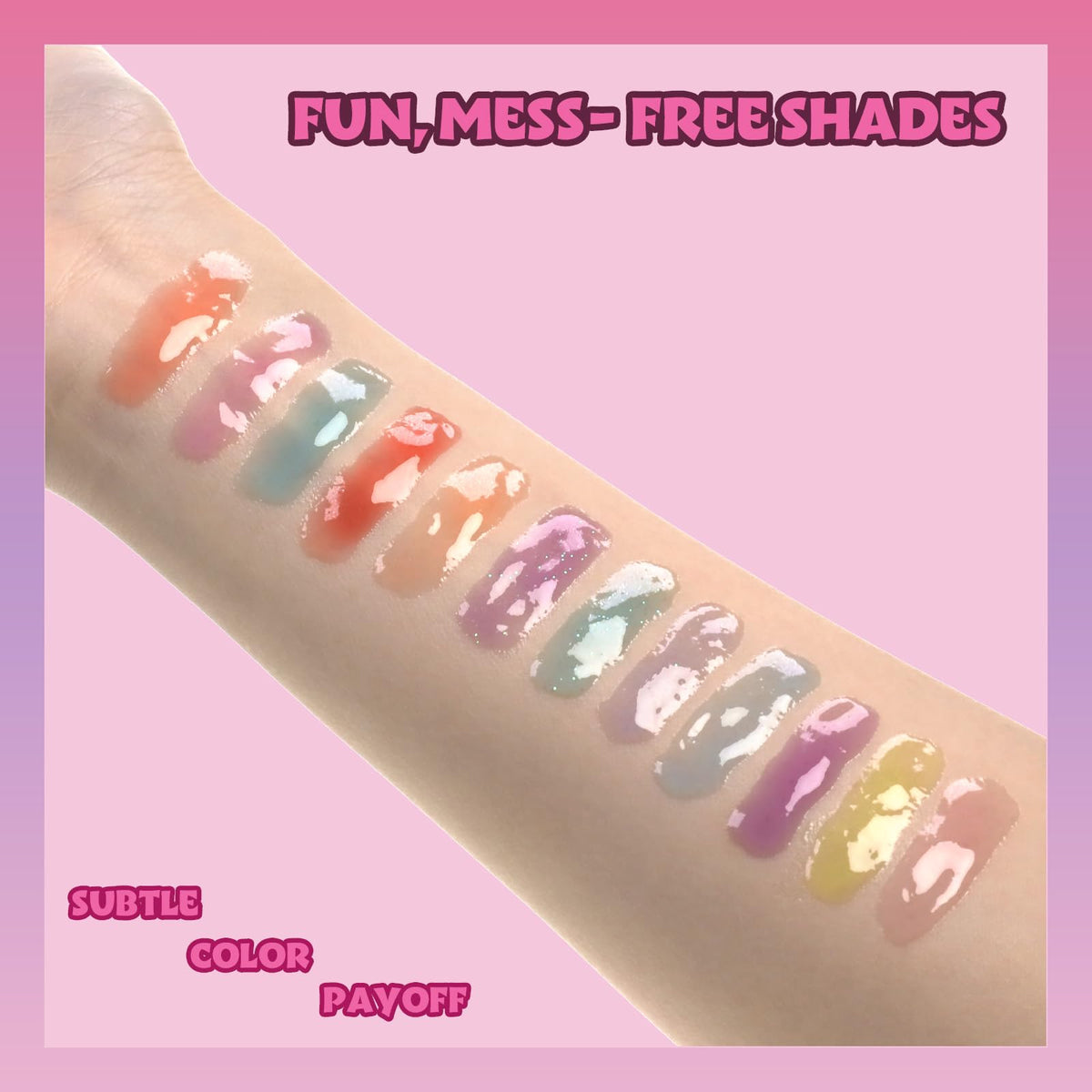 Townley Girl Minnie open applicator demonstrating easy-to-use wand for small hands