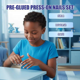 Townley Girl view of pre-adhesive backing showing easy application