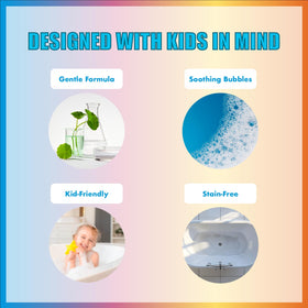 Townley Girl hand holding 40g bath bomb, shows child-friendly size for easy handling