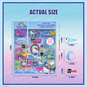 Townley Girl snap hair clips lined up to show secure, kid-friendly fastening