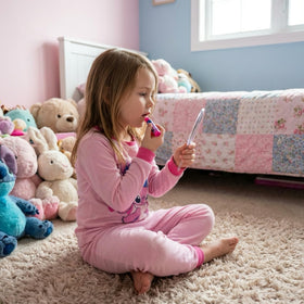 Townley Girl back packaging list showing plant-based ingredients and safety notes