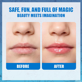 Townley Girl lip balm in hand showing small size and kid-friendly scale