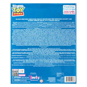 Townley Girl character artwork on caps highlighting favorite Toy Story characters