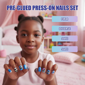 Townley Girl assorted nail sizes laid out showing fit variety for different fingers
