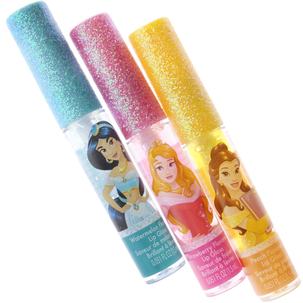 TownleyGirl glitter texture on lips demonstrating sparkly shine and light finish