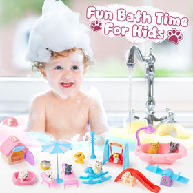Toylink accessory details with mini cage and swing extending pretend-play