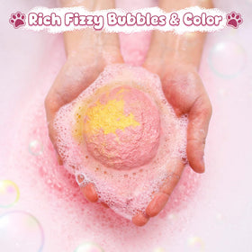 Toylink child playing with bath toys in tub, showing safer, fun bath time
